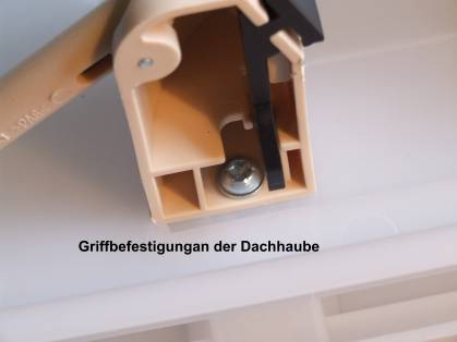 Ersatzhaube mit Aussteller, 400x400mm