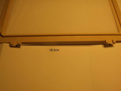 Fliegengitter Mückenschutz für Dachhaube 275x275mm beige
