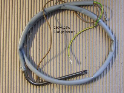 Heizpatrone 230V/125Watt