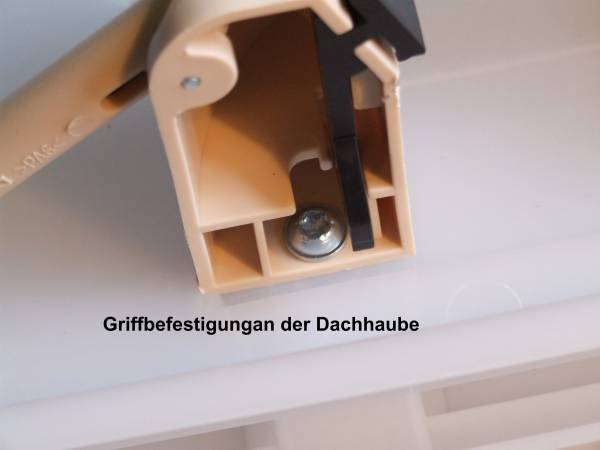 Ersatzhaube mit Aussteller, 400x400mm